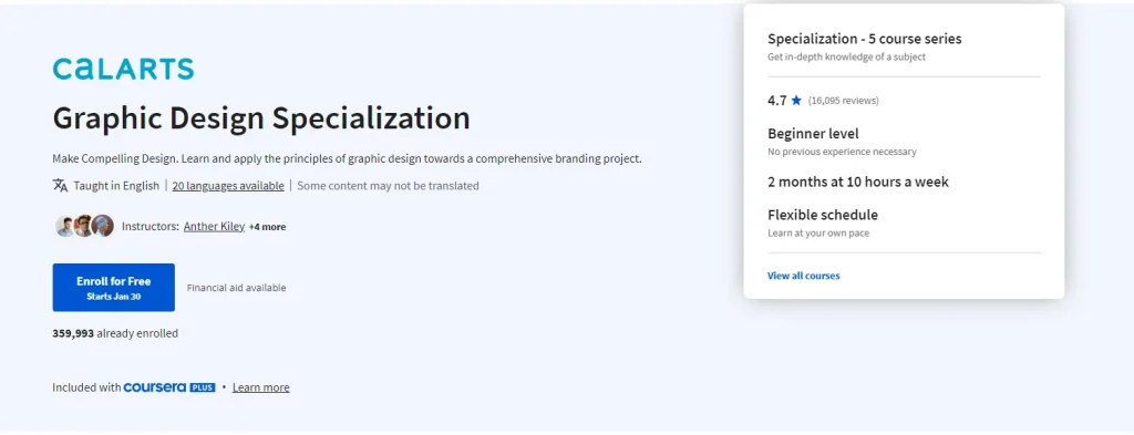 Graphic Design Specialization